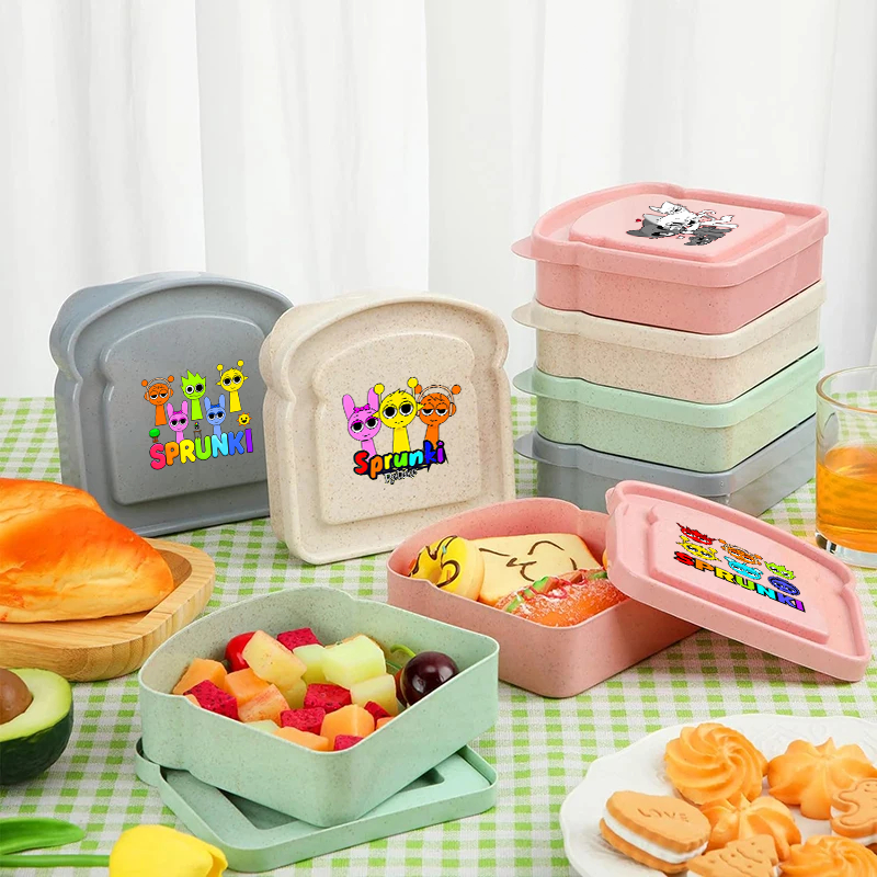 Game Storage Box - Sprunkis Bento Lunch Box Cartoon Game
