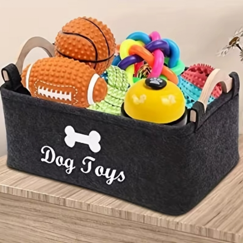 Game Storage Box - A Cat and Dog Toy Storage