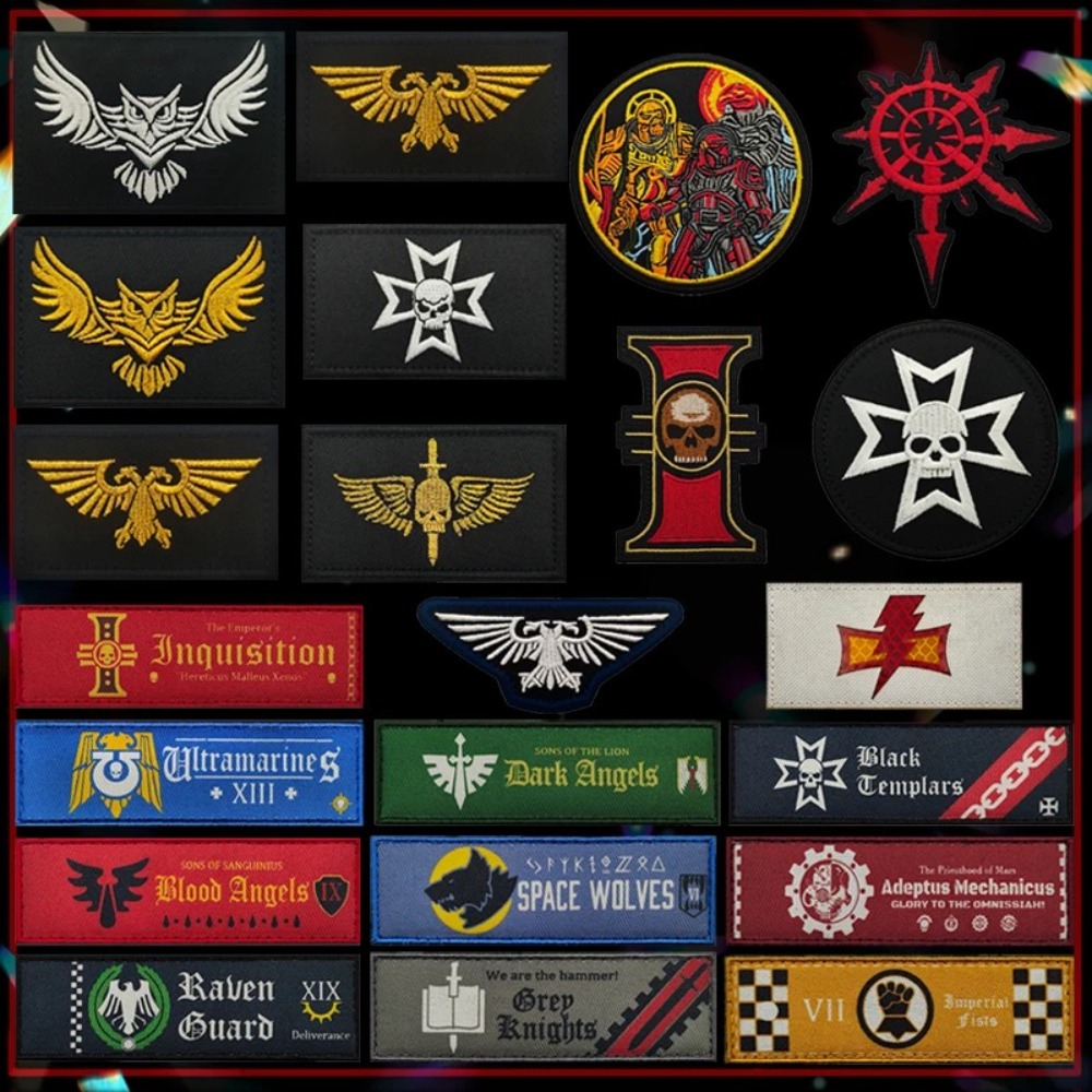Board Game Warhammer 40K - Warhammer 40K Badge Velcro Backpack Patch