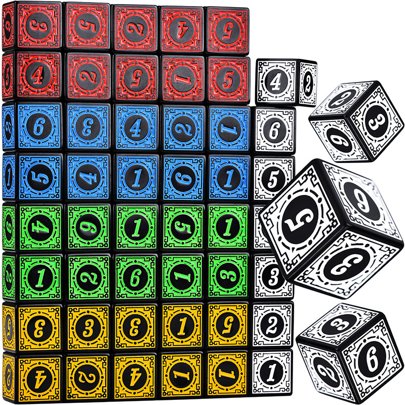 10PCS/Set Acrylic Dice Set D6  - Board Game Pandemic avaliação e preço