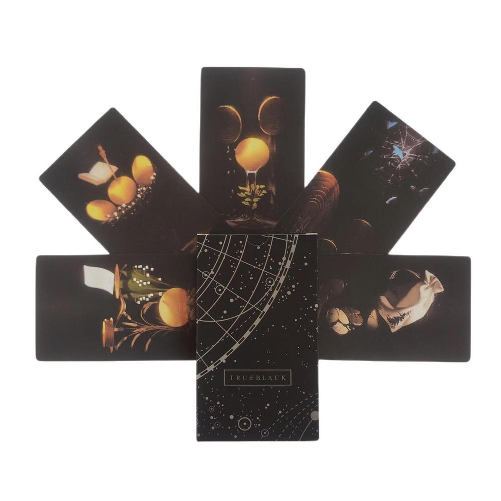 True Black Tarot Cards 78 Card - Board Game List avaliação e preço