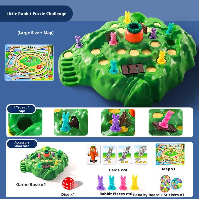 Hot Sale Fun Toy Rabbit Trap U - Board Game List avaliação e preço