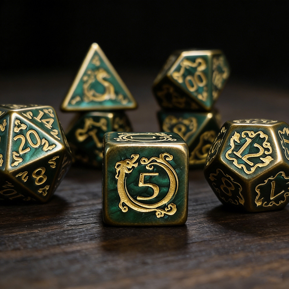 DND Dice 7Pcs/set Dragon Patte - Board Game Pandemic avaliação e preço