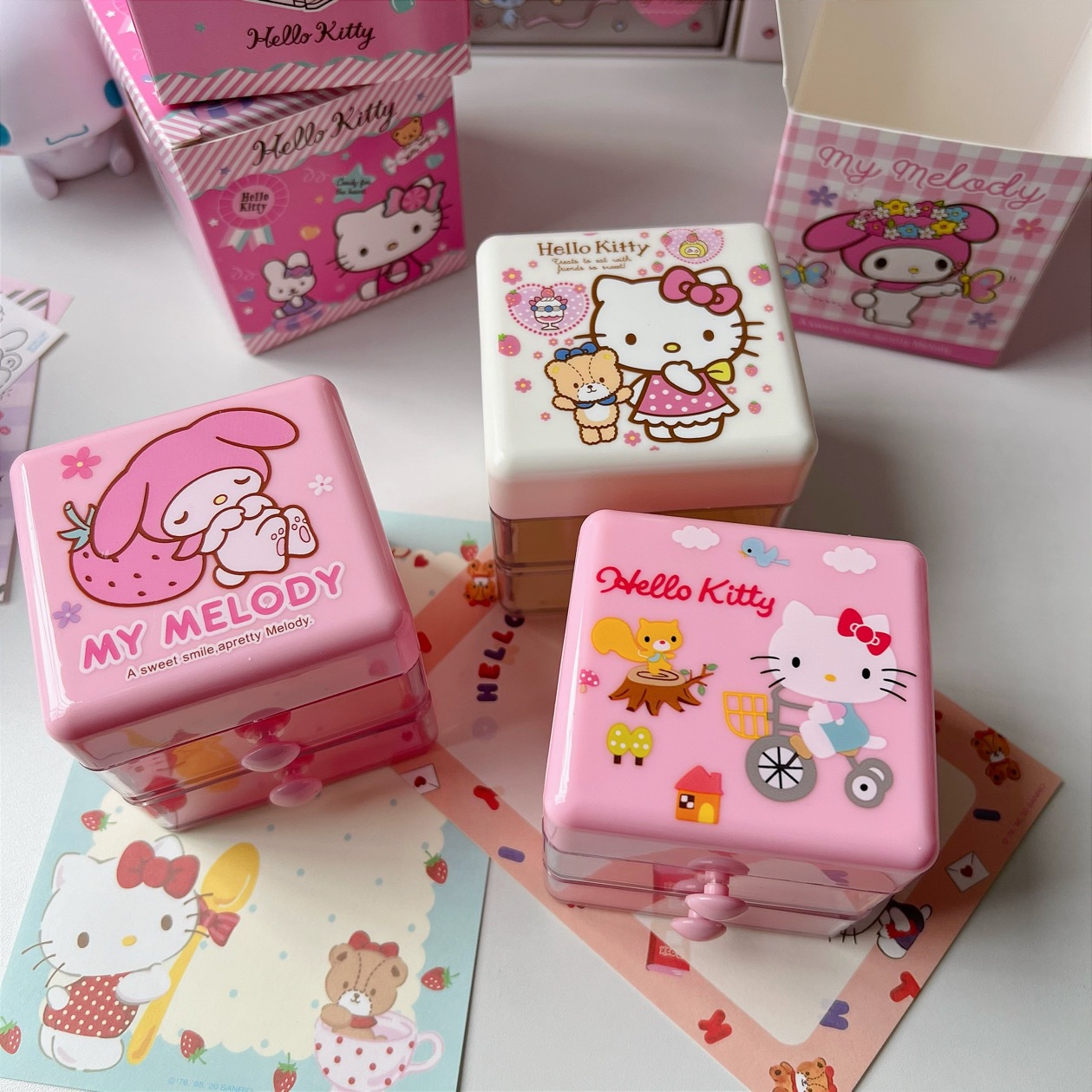 Sanrio Hello Kitty Multifuncti - Game Storage Box avaliação e preço