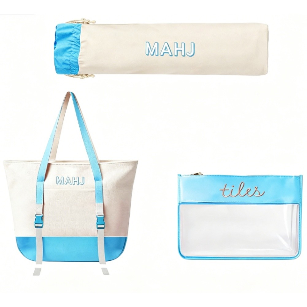 2026 New Versatile Canvas Mahj - Tile Bag Drawstring avaliação e preço
