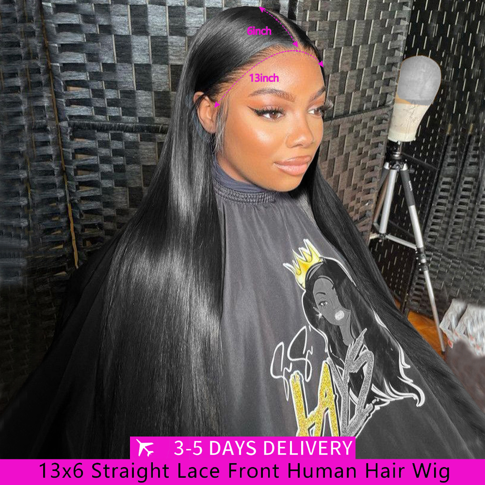 13x6 Straight Human Hair Wigs  - Board Game Queen avaliação e preço