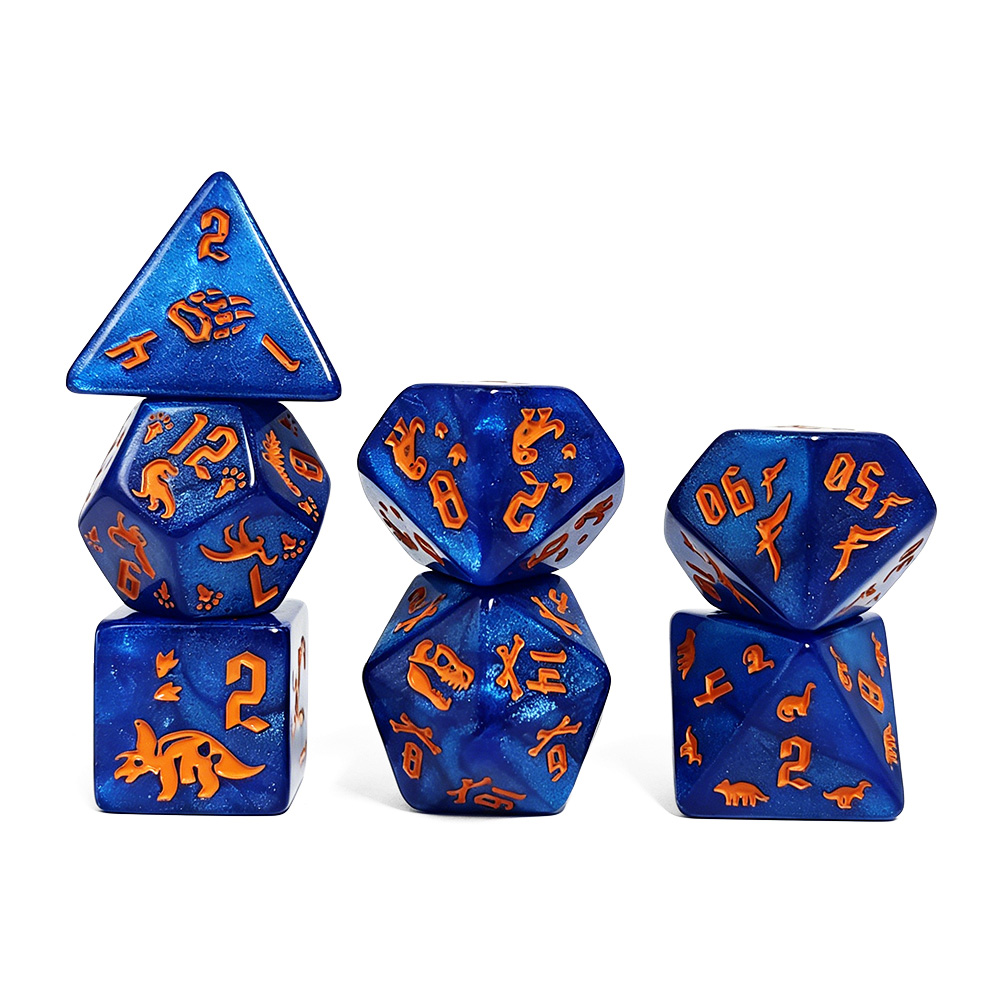 7Pcs Jurassic Ocean Blue Dinos - Board Game Pandemic avaliação e preço