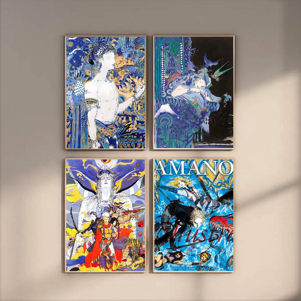 Y-Yoshitaka Amano Art Poster H - Board Game Yokohama avaliação e preço