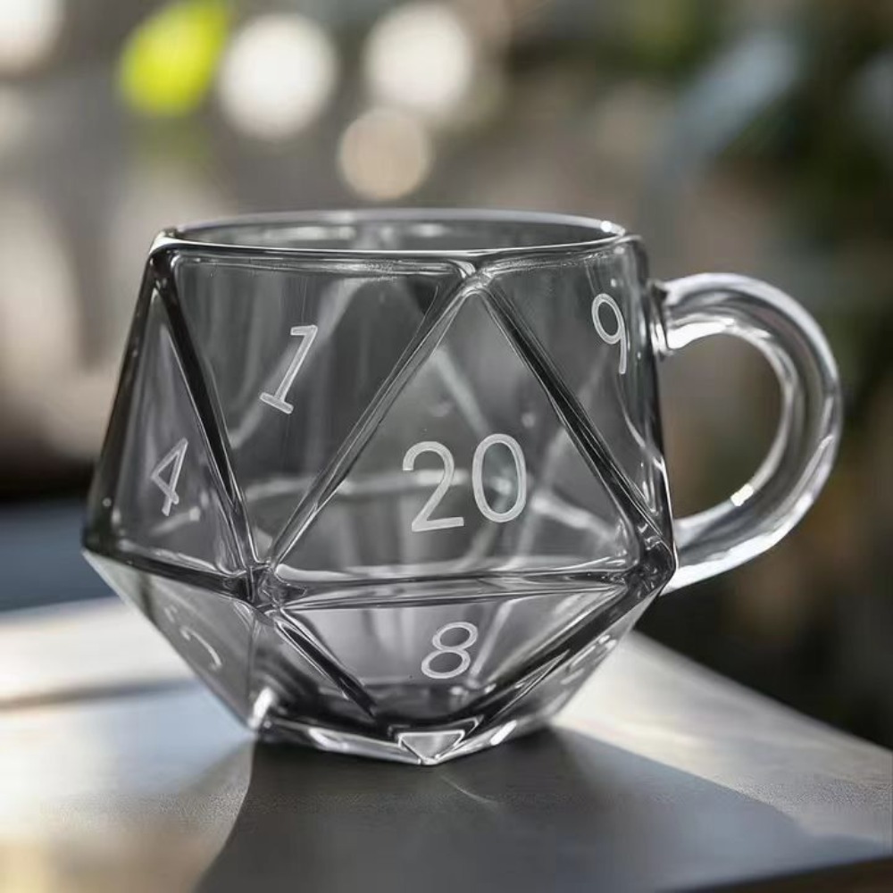 Transparent Glass Rainbow D20  - Board Game Pandemic avaliação e preço