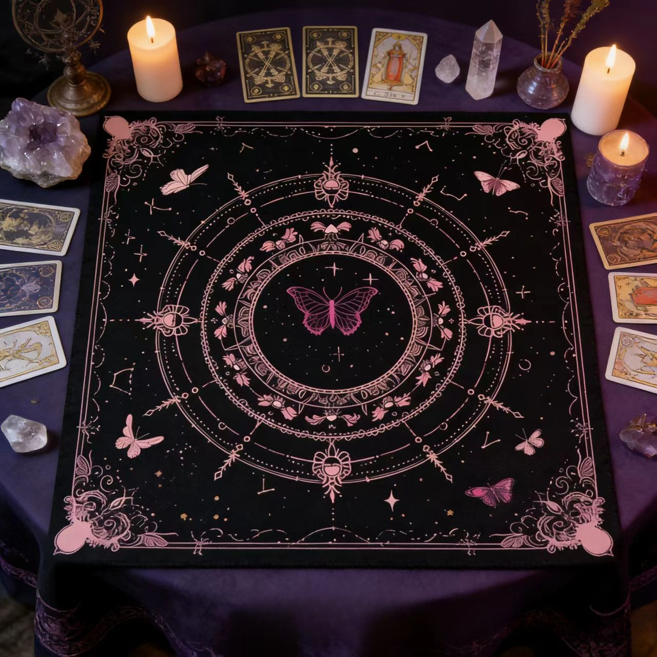 Dreamy Pink Star Moon Butterfl - Board Game List avaliação e preço
