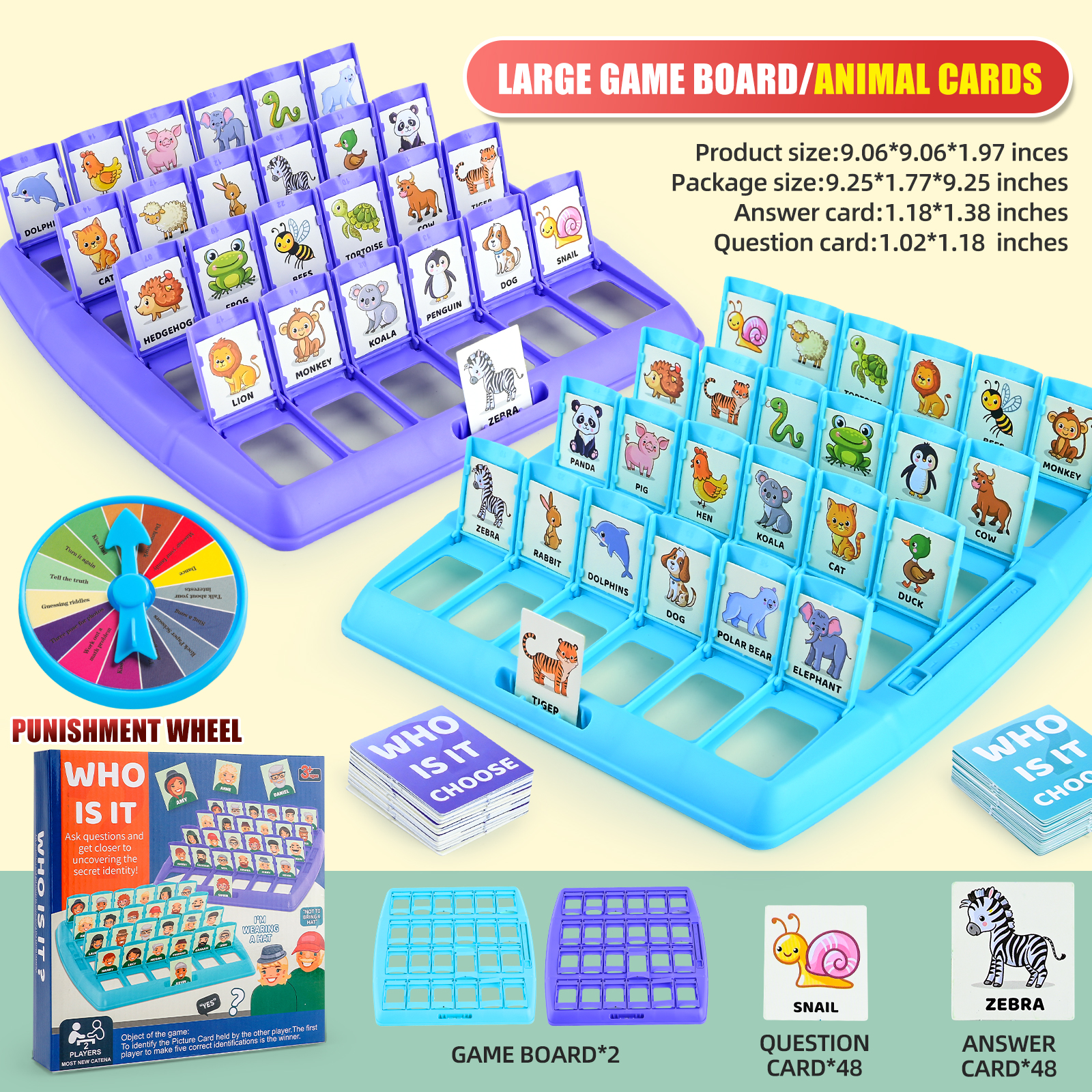Guess Who I Am, Children'S Puz - Board Game Dots avaliação e preço