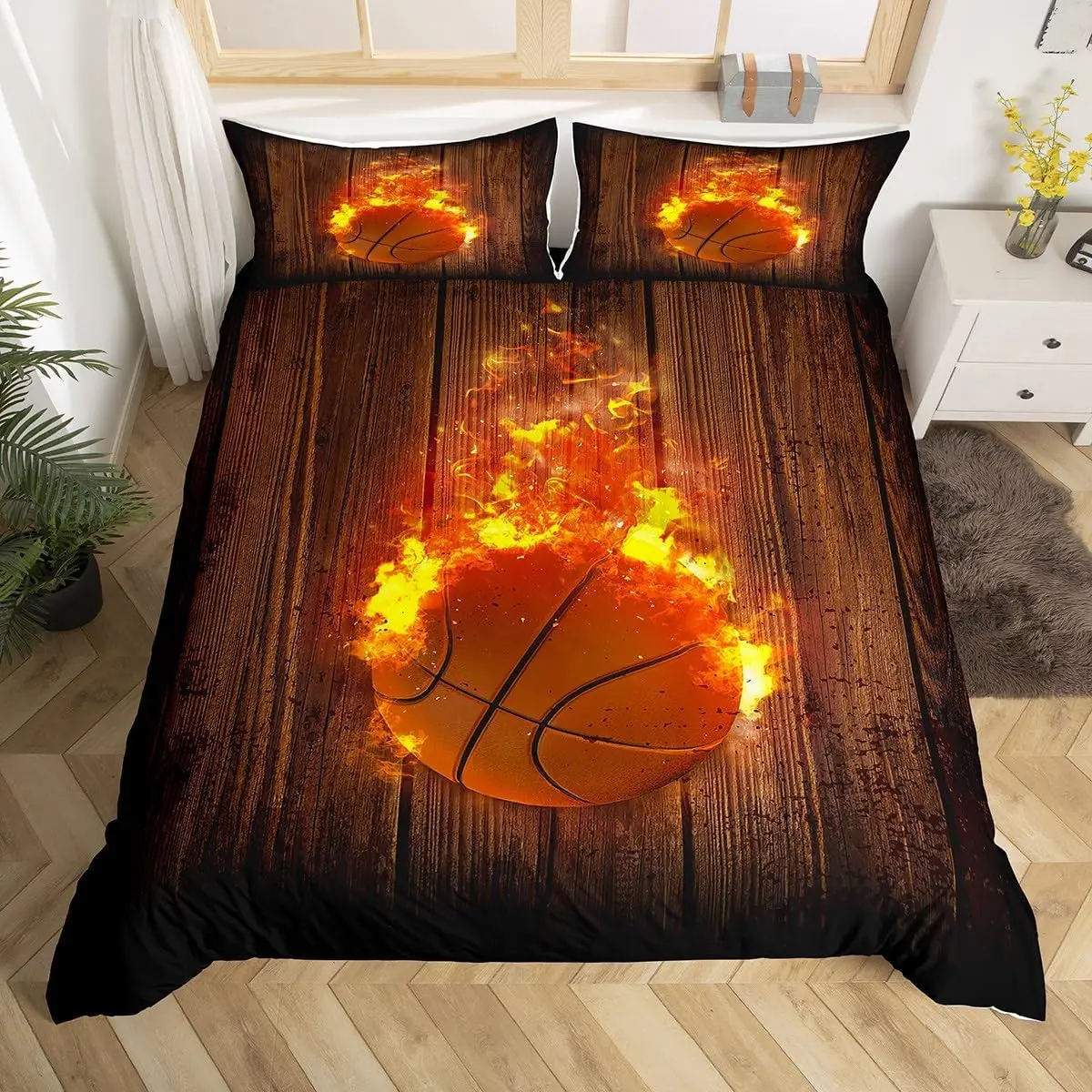 Basketball Duvet Cover Twin Qu - Board Game Queen avaliação e preço