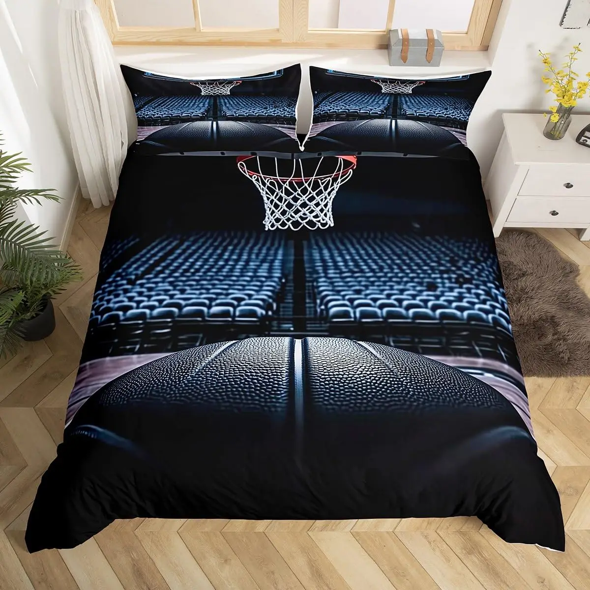 Basketball Duvet Cover Twin Qu - Board Game Queen avaliação e preço