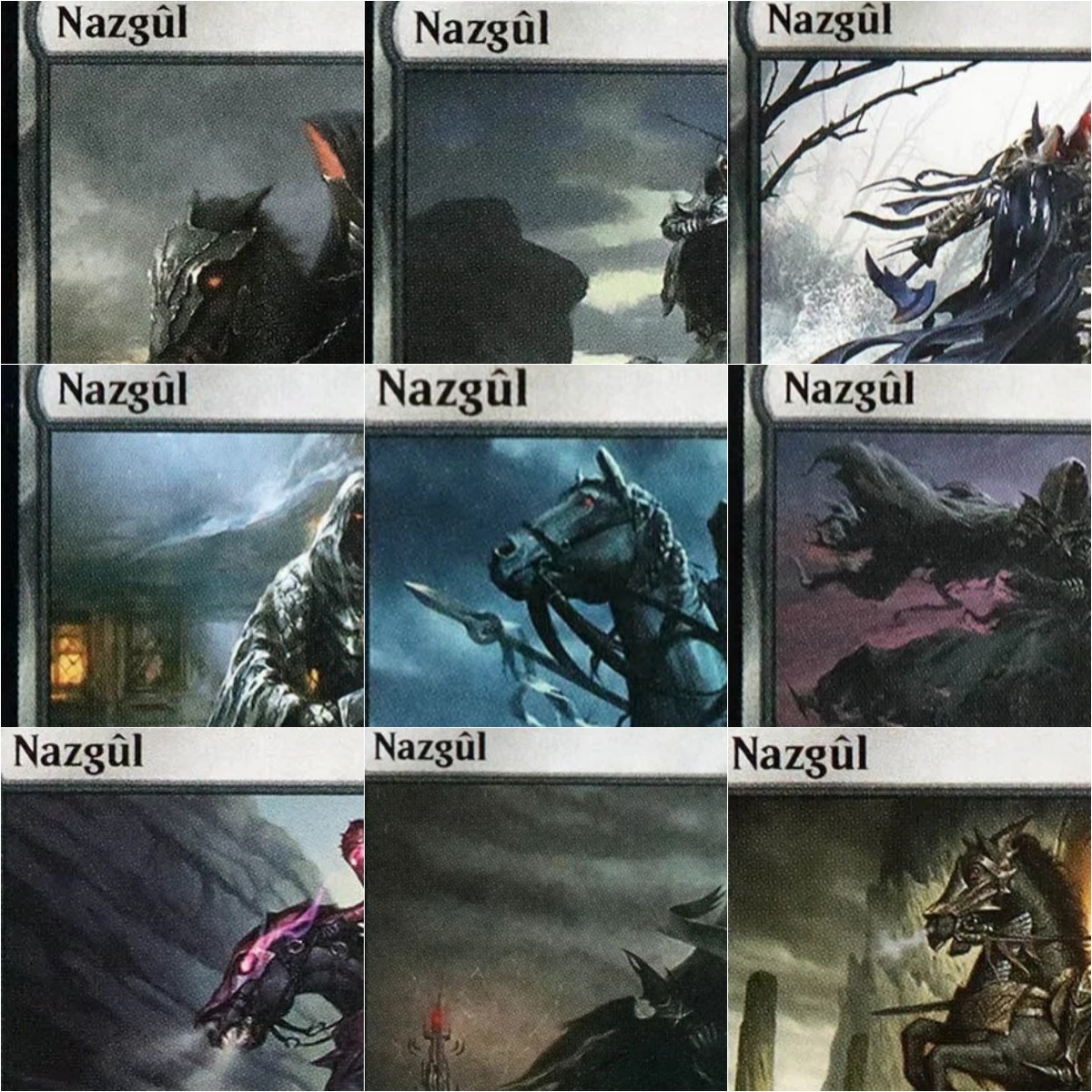 Foil/Holo Nazgûl sets TCG Magi - Board Game Dots avaliação e preço