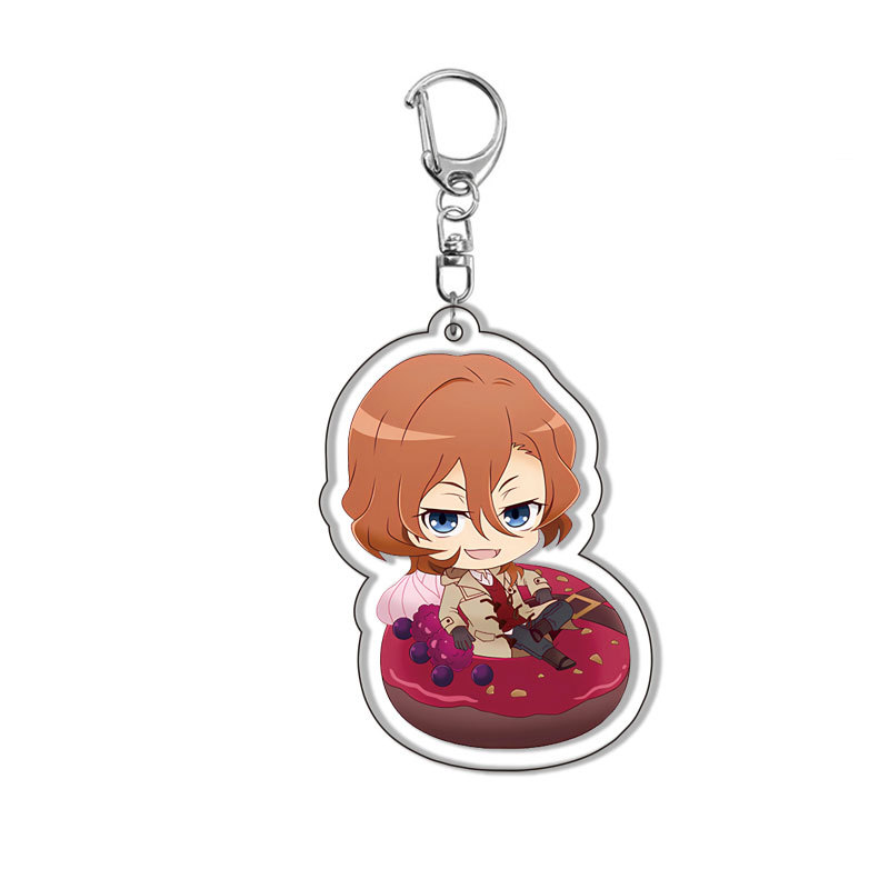 Anime Keychain Acrylic Bungou  - Board Game Yokohama avaliação e preço