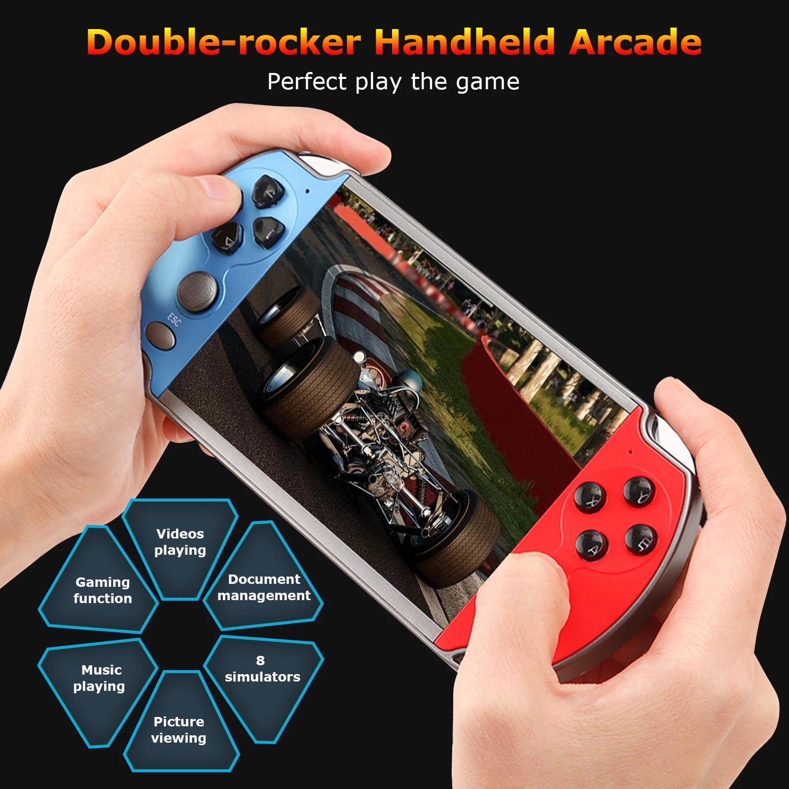Hand Game Console Arcade Playe - Board Game Viral avaliação e preço