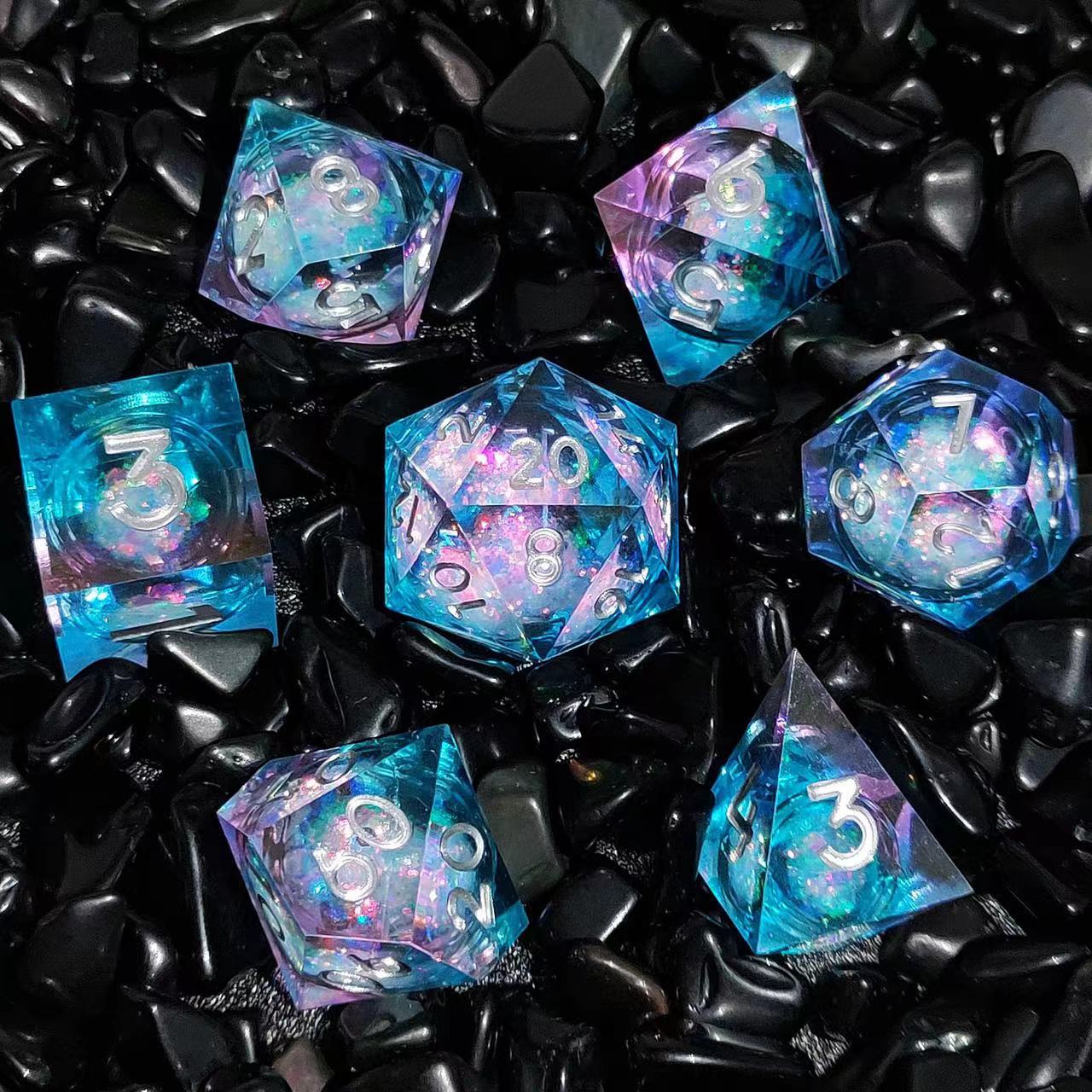 7pcs resin quicksand mixed col - Board Game List avaliação e preço