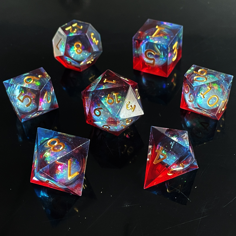 7pcs resin quicksand mixed col - Board Game List avaliação e preço