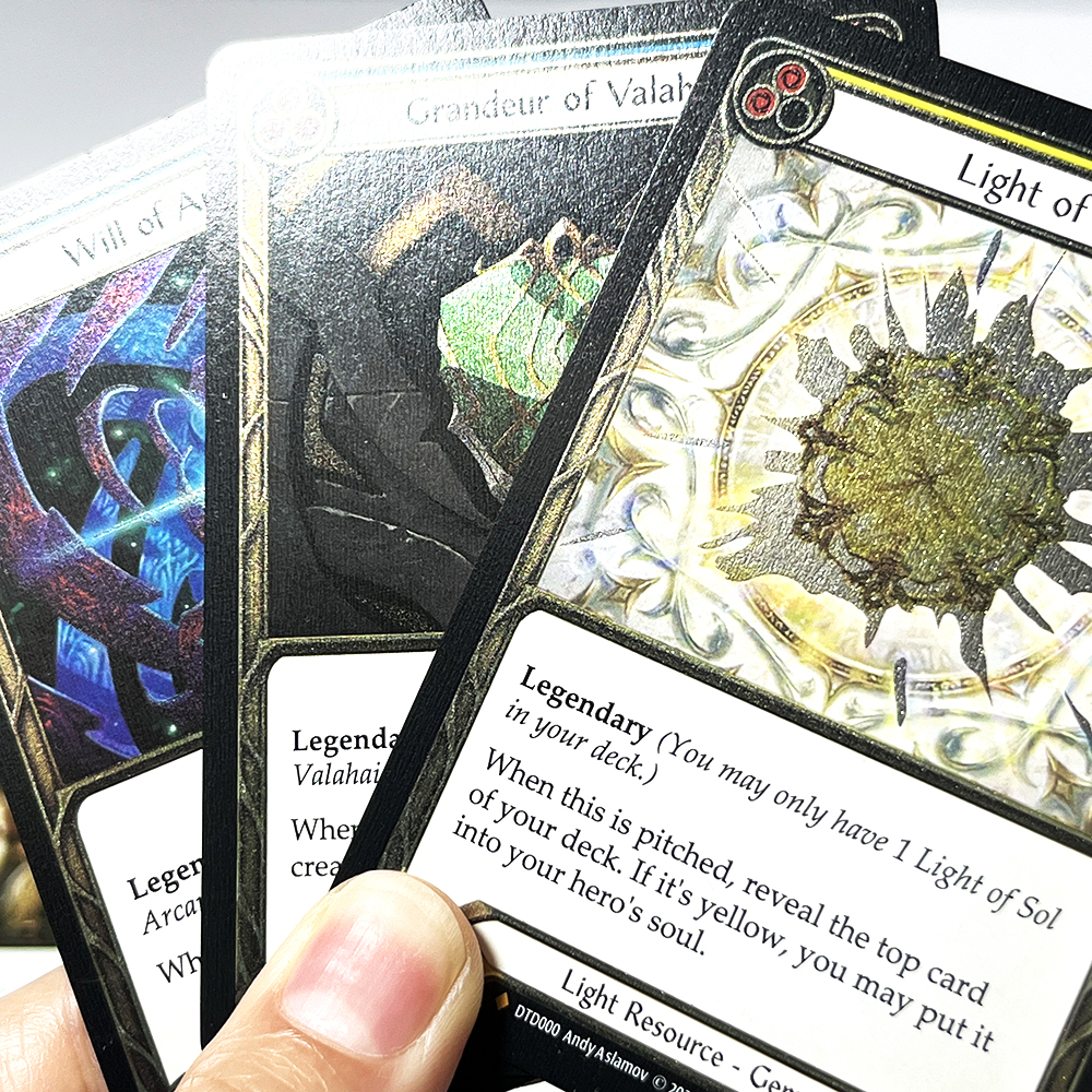 FAB Proxy Card Cold Foil Colle - Board Game Viral avaliação e preço