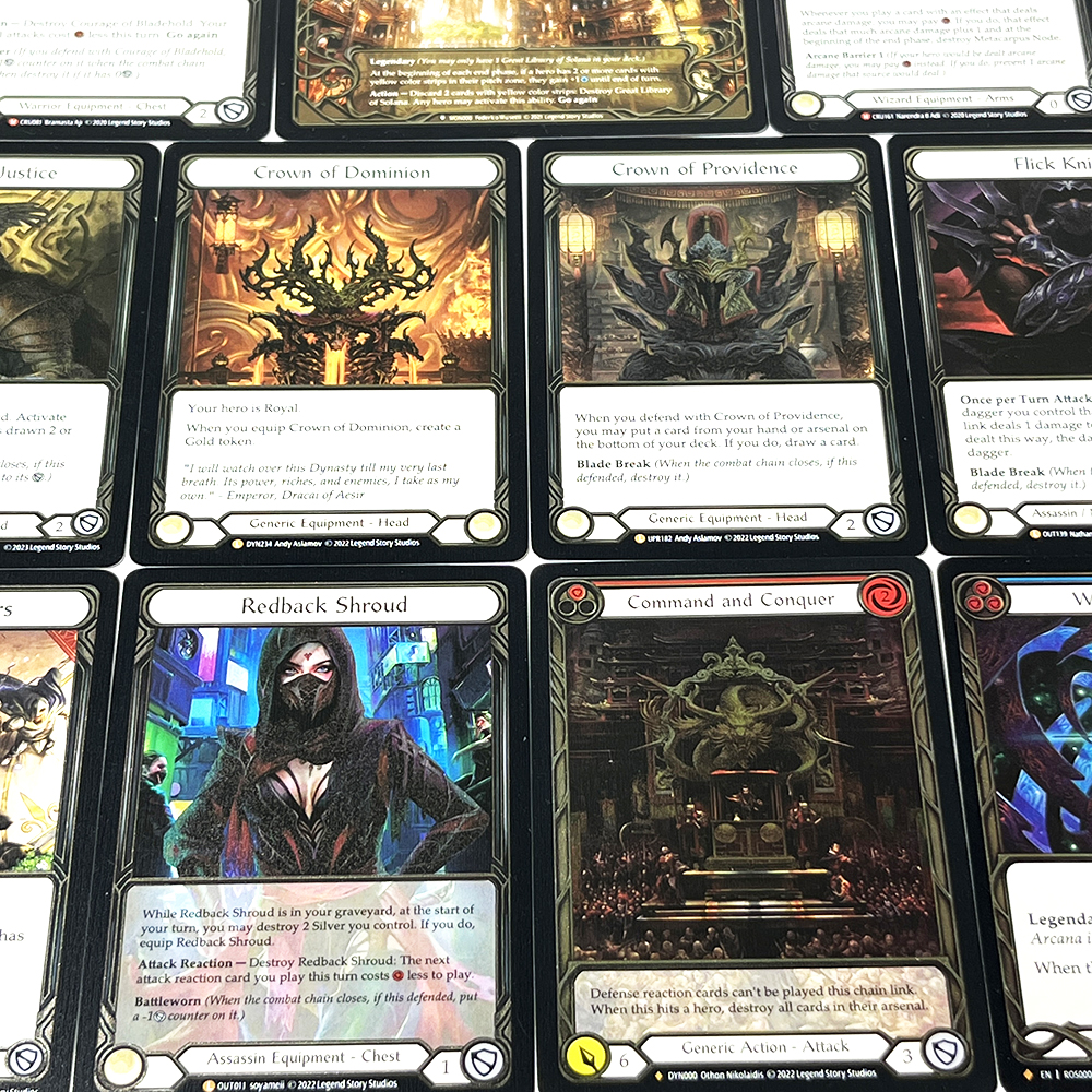 FAB Proxy Card Cold Foil Colle - Board Game Viral avaliação e preço