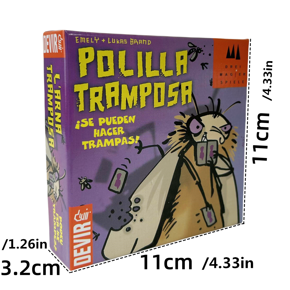Mogel Motte Polilla Cards Boar - Board Game Viral avaliação e preço