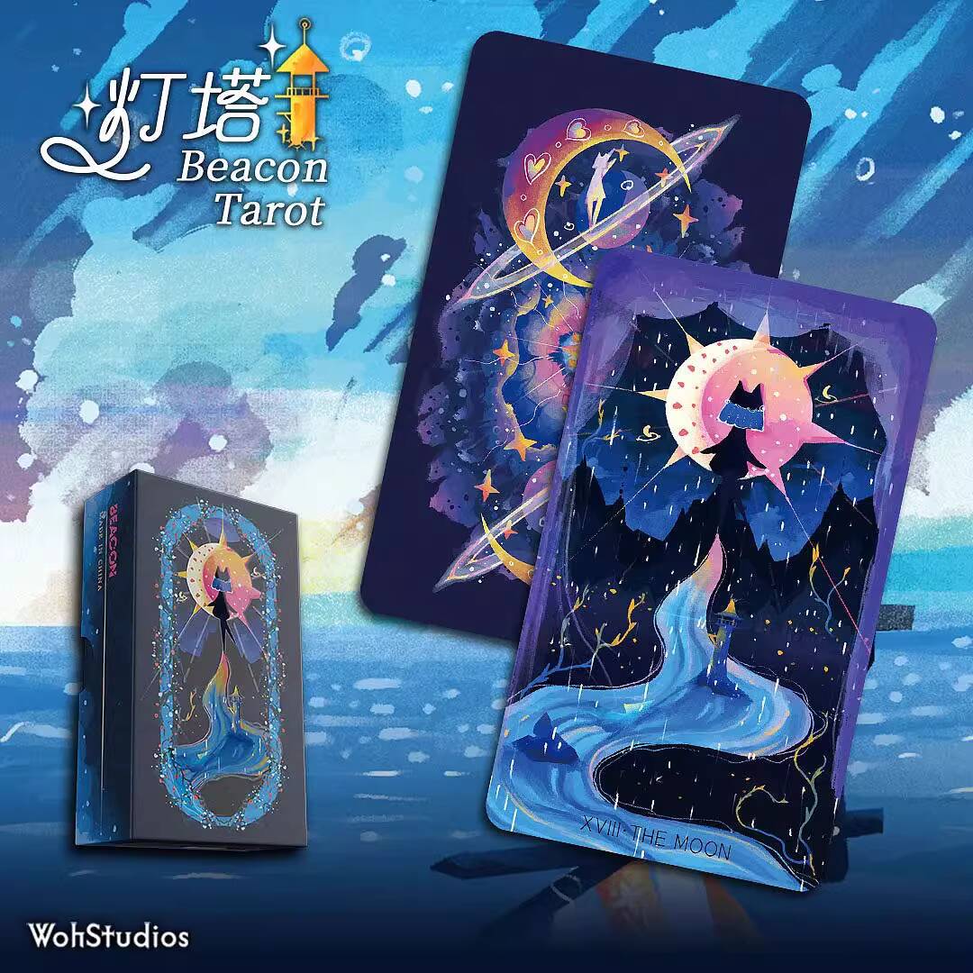 New Lighthouse Tarot Cards Aes - Board Game Queen avaliação e preço