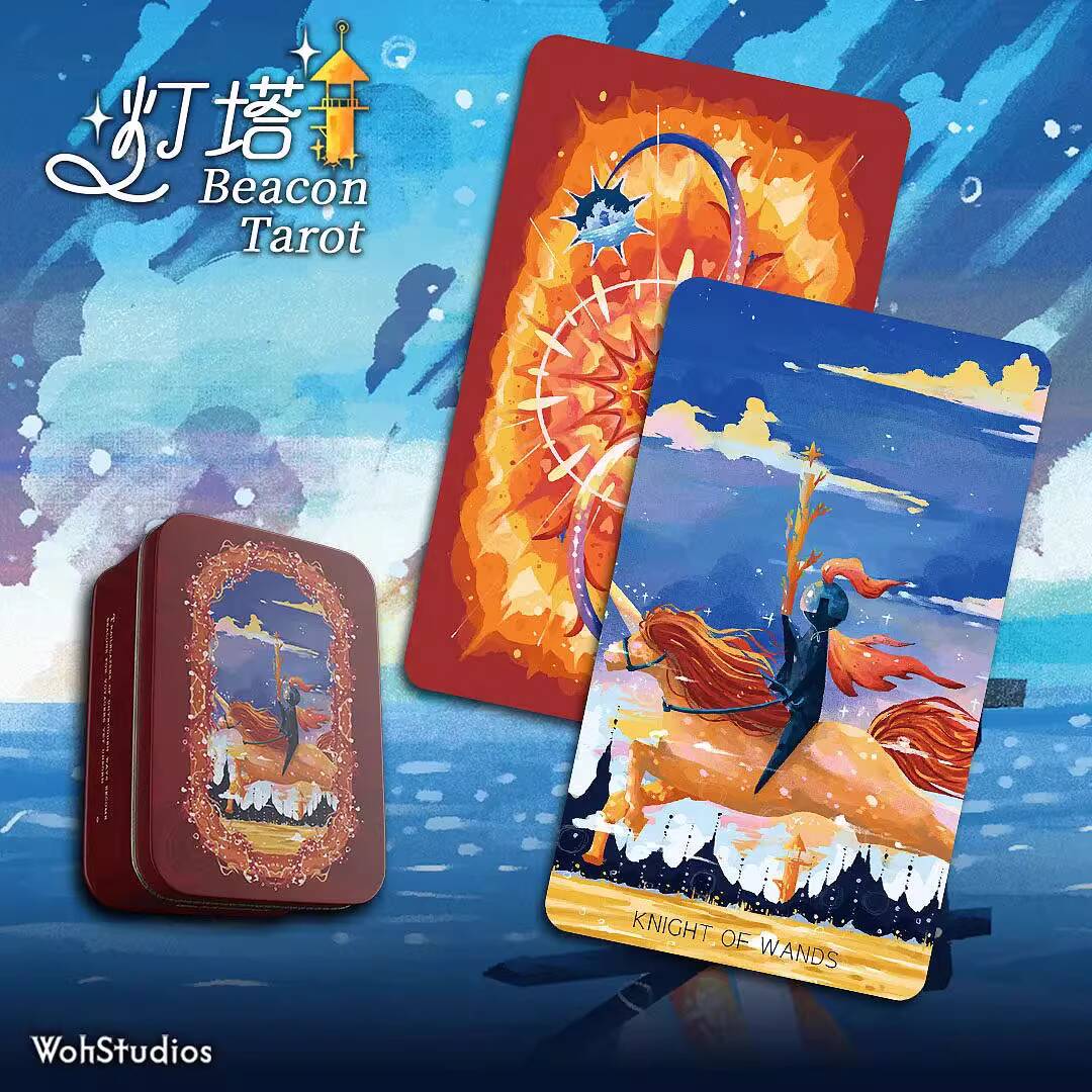 New Lighthouse Tarot Cards Aes - Board Game Queen avaliação e preço