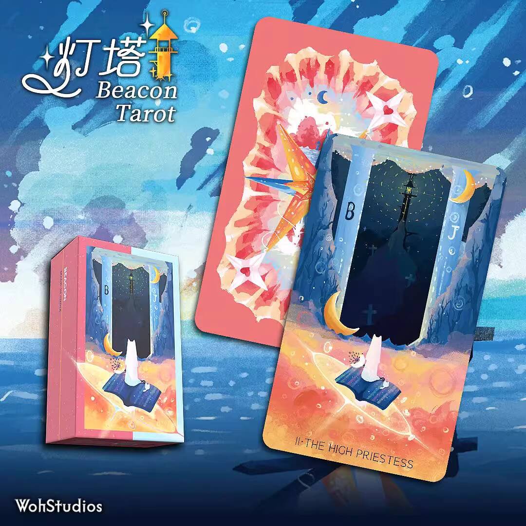 New Lighthouse Tarot Cards Aes - Board Game Queen avaliação e preço