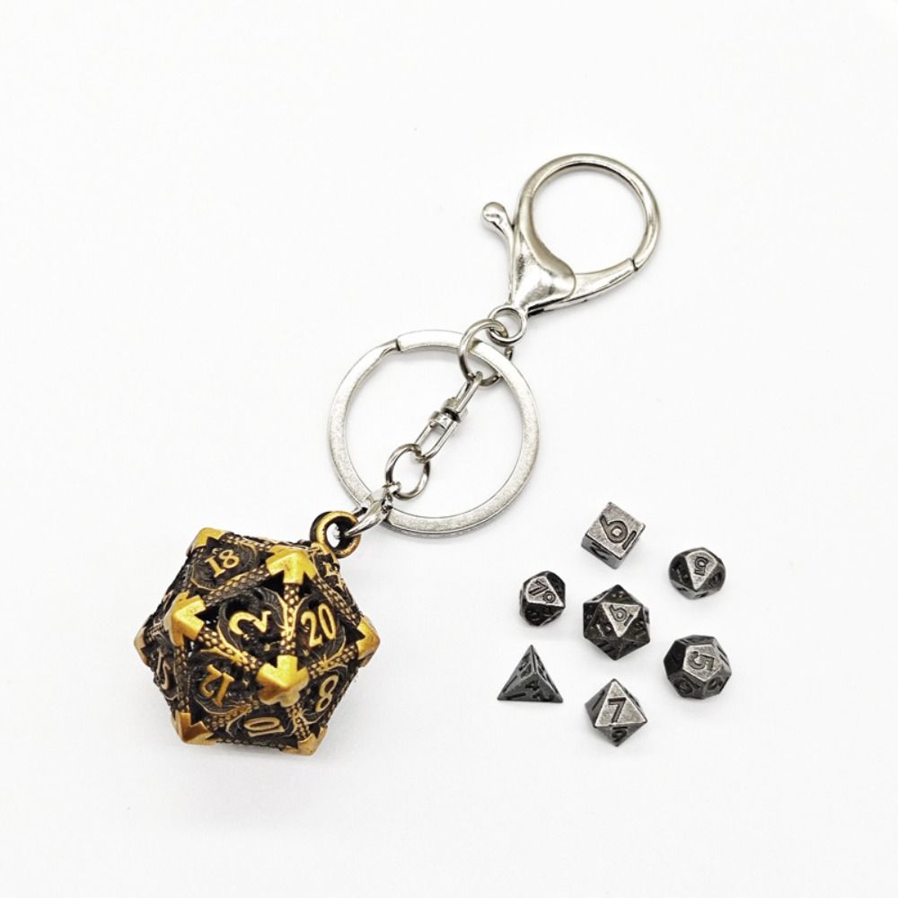 1 Set 20-sided Hollow Metal Di - Board Game Io avaliação e preço