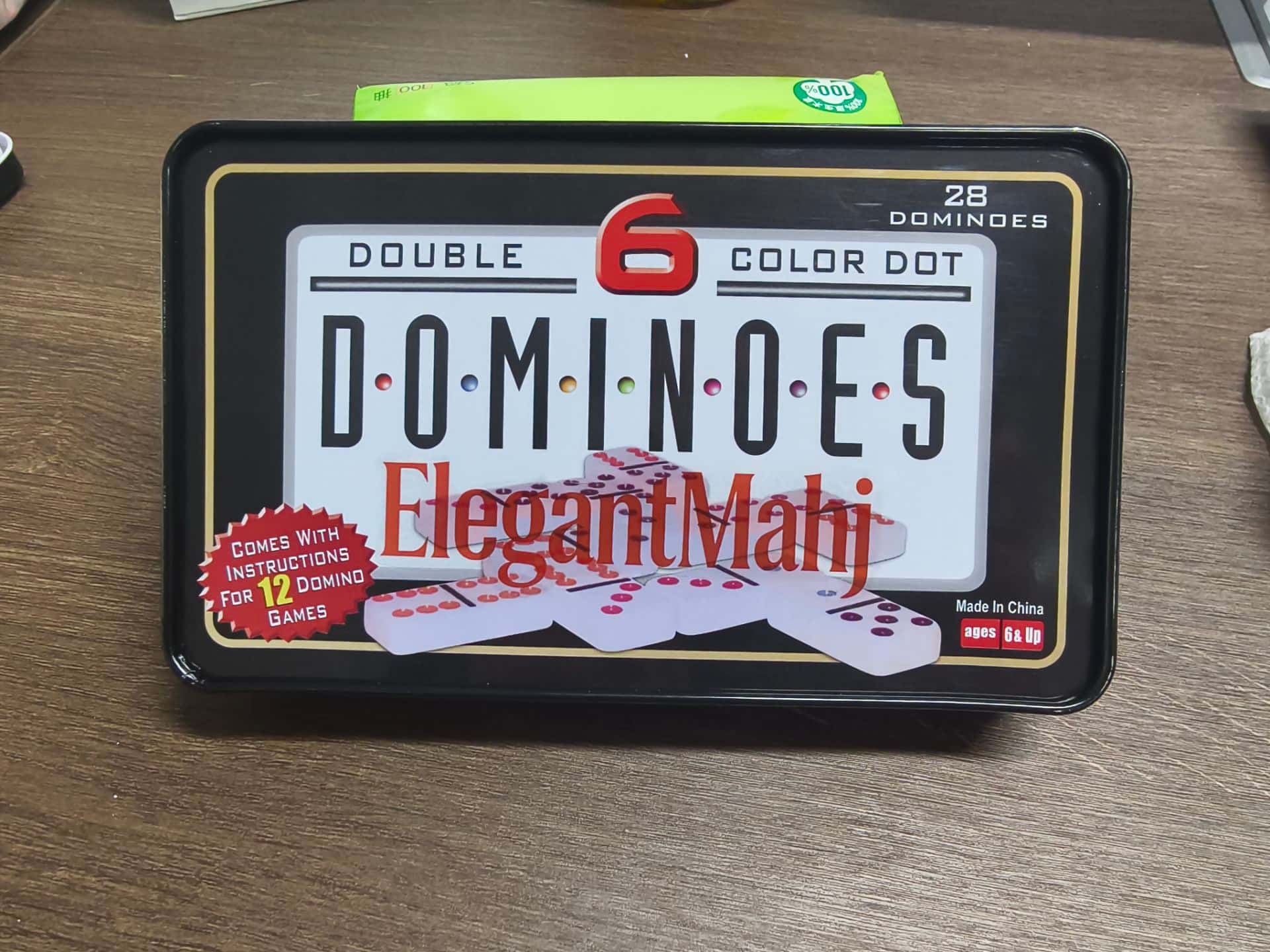 ElegantMahj Double Six Dominoe - Game Storage Box avaliação e preço
