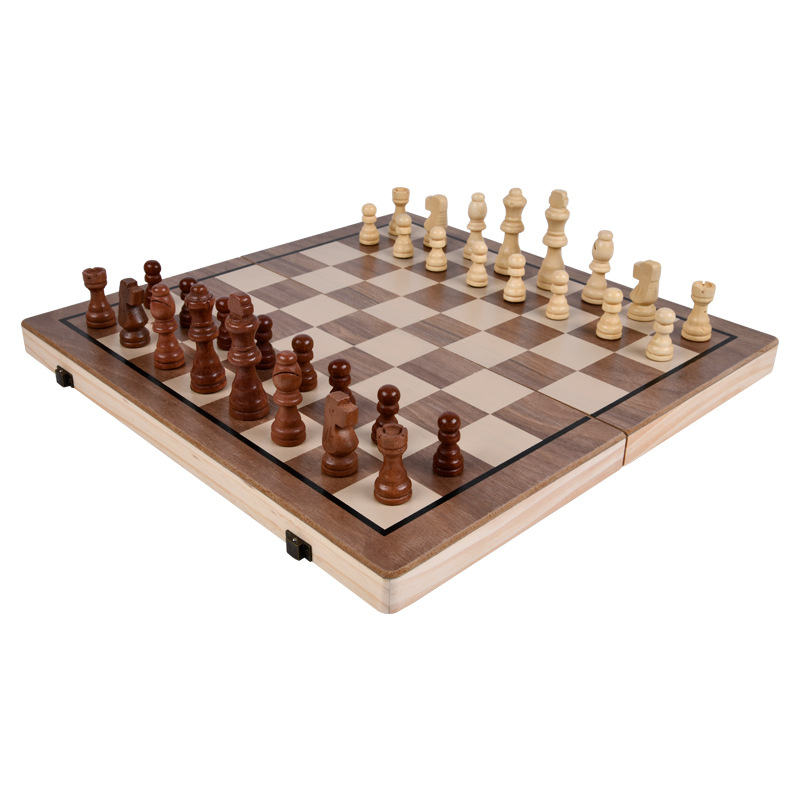 Wooden 2-in-1 Magnetic Chess S - Board Game Queen avaliação e preço