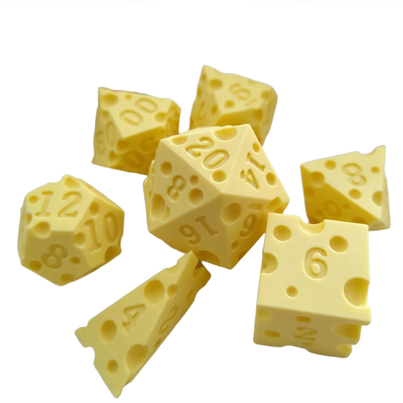 Cheese Polyhedral Dice Set Lay - Board Game Pandemic avaliação e preço