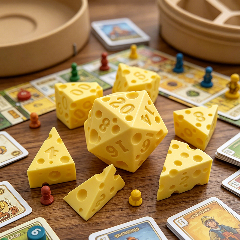 Cheese Polyhedral Dice Set Lay - Board Game Pandemic avaliação e preço